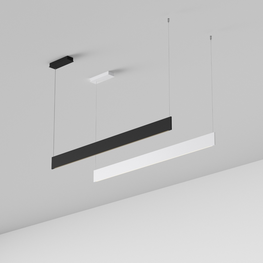 Ideal Lux - Lustre LED em cabo STEEL LED/24W/230V 3000K IRC 90 120 cm branco