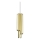 Ideal Lux - Lustre LED regulável por dimmer suspenso por cabo DORICA 3xLED/9W/230V CRI 90 Ø 9,5 cm latão