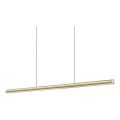 Ideal Lux - Lustre LED regulável suspenso por cabo DORICA LED/35W/230V IRC 90 140 cm latão