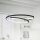 Ideal Lux - Lustre LED regulável suspenso por cabo OZ LED/55W/230V diâmetro 80 cm CRI 90 preto