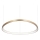 Ideal Lux - Lustre LED suspenso em cabo GEMINI LED/56W/230V 4000K Ø 81 cm IRC 90 latão