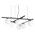 Ideal Lux - Lustre LED suspenso por cabo ATLAS 6xG9/3W/230V preto