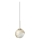 Ideal Lux - Lustre LED suspenso por cabo BLOOM 1xG9/3W/230V diâmetro 11,5 cm dourado/bege fumado
