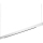 Ideal Lux - Lustre LED suspenso por cabo DESK ACCENT LED/36W/230V CRI 90 120 cm branco