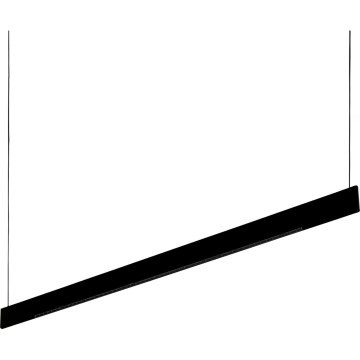 Ideal Lux - Lustre LED suspenso por cabo DESK ACCENT LED/36W/230V CRI 90 120 cm preto