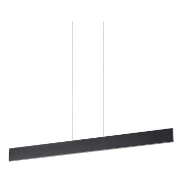 Ideal Lux - Lustre LED suspenso por cabo DESK LED/32W/230V 102,5 cm CRI 90 preto