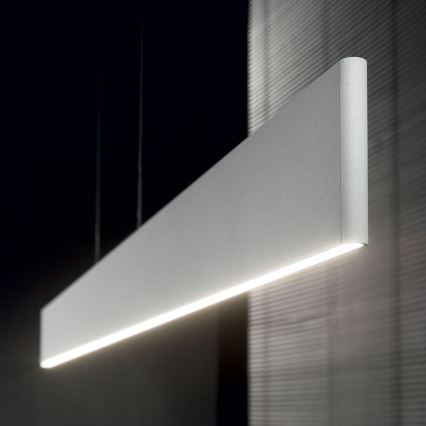 Ideal Lux - Lustre LED suspenso por cabo DESK LED/36W/230V 120 cm CRI 90 branco