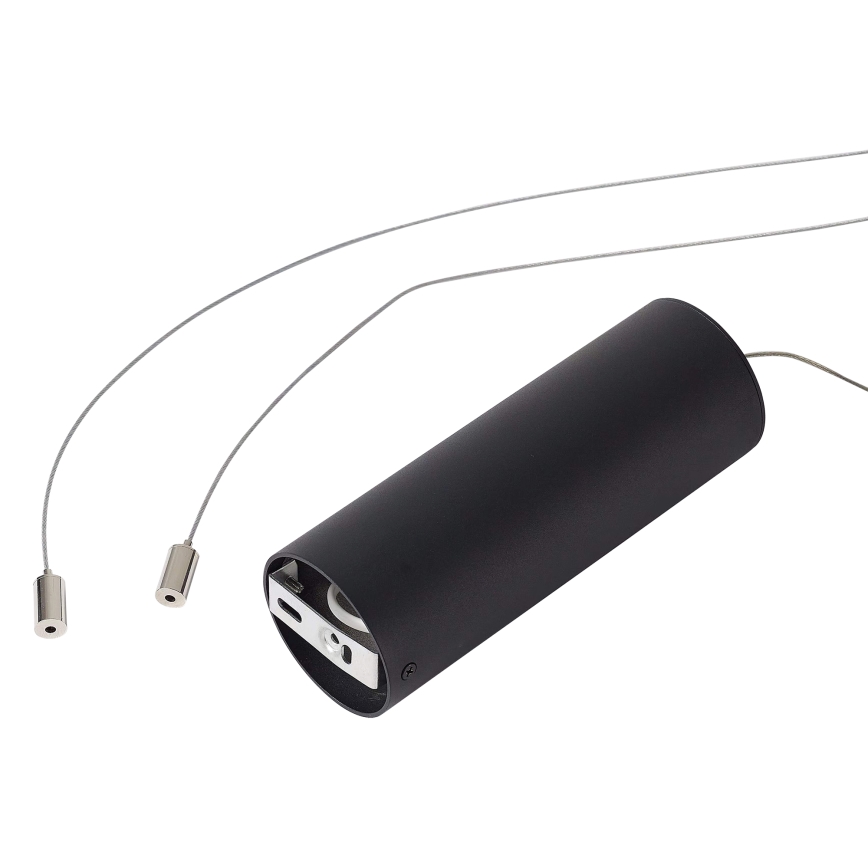 Ideal Lux - Lustre LED suspenso por cabo GEMINI LED/36W/230V 4000K Ø 42,5 cm IRC 90 preto