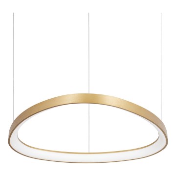 Ideal Lux - Lustre LED suspenso por cabo GEMINI LED/47W/230V 2700K Ø 61 cm IRC 90 latão