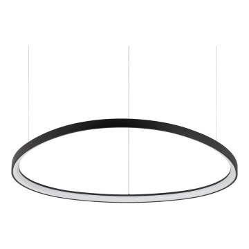 Ideal Lux - Lustre LED suspenso por cabo GEMINI LED/78W/230V 2700K Ø 105 cm CRI 90 preto