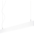 Ideal Lux - Lustre LED suspenso por cabo LINUS LED/32W/230V 3000K CRI 90 120 cm branco