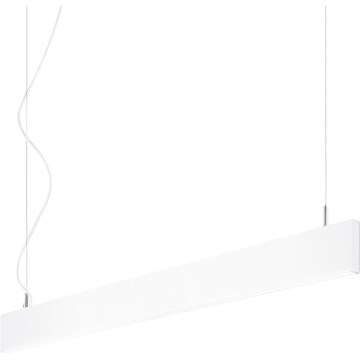 Ideal Lux - Lustre LED suspenso por cabo LINUS LED/32W/230V 3000K CRI 90 120 cm branco
