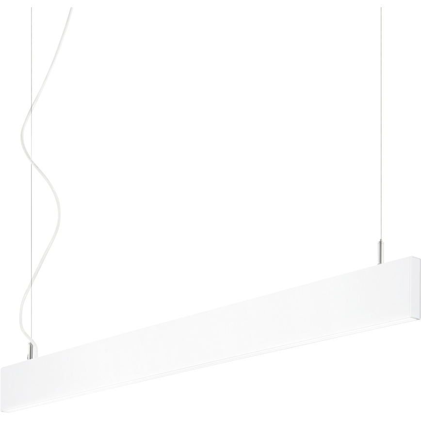 Ideal Lux - Lustre LED suspenso por cabo LINUS LED/32W/230V 3000K CRI 90 120 cm branco