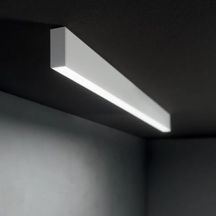 Ideal Lux - Lustre LED suspenso por cabo LINUS LED/32W/230V 3000K CRI 90 120 cm branco