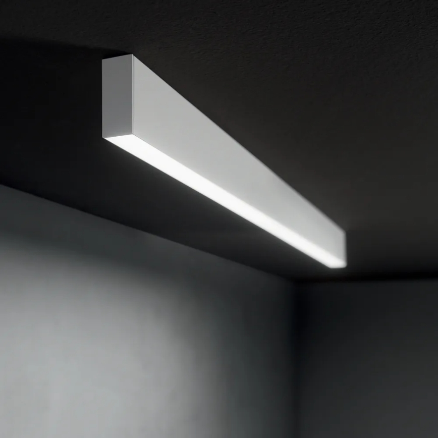 Ideal Lux - Lustre LED suspenso por cabo LINUS LED/32W/230V 3000K CRI 90 120 cm branco