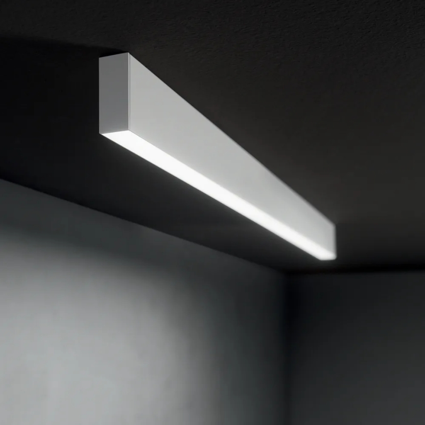 Ideal Lux - Lustre LED suspenso por cabo LINUS LED/32W/230V 4000K CRI 90 120 cm branco