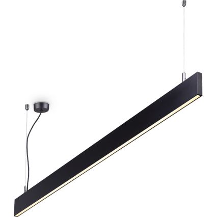 Ideal Lux - Lustre LED suspenso por cabo LINUS LED/32W/230V 4000K CRI 90 120 cm preto