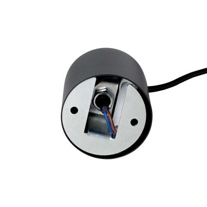 Ideal Lux - Lustre LED suspenso por cabo LOOK 1xGU10/7W/230V CRI 90 Ø 6 cm preto