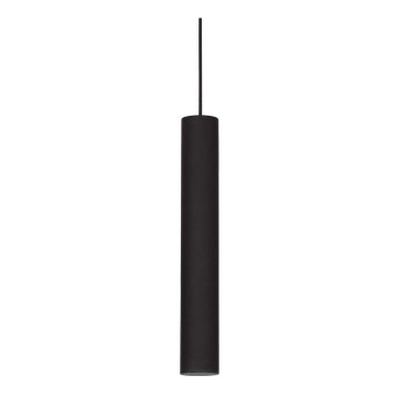 Ideal Lux - Lustre LED suspenso por cabo LOOK 1xGU10/7W/230V IRC 90 diâmetro 6 cm preto