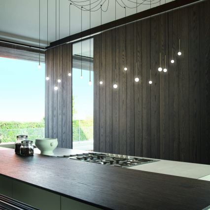 Ideal Lux - Lustre LED suspenso por cabo LUCCIOLA 16xLED/16W/230V CRI 90 estilo aranha preto