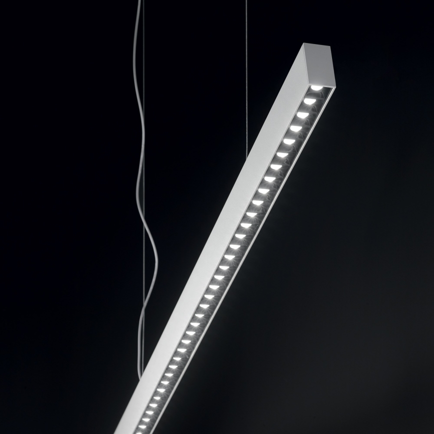 Ideal Lux - Lustre LED suspenso por cabo OFFICE LED/30W/230V 3000K CRI 90 branco