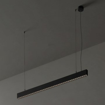 Ideal Lux - Lustre LED suspenso por cabo OFFICE LED/30W/230V 4000K CRI 90 preto