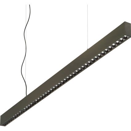 Ideal Lux - Lustre LED suspenso por cabo OFFICE LED/30W/230V 4000K CRI 90 preto