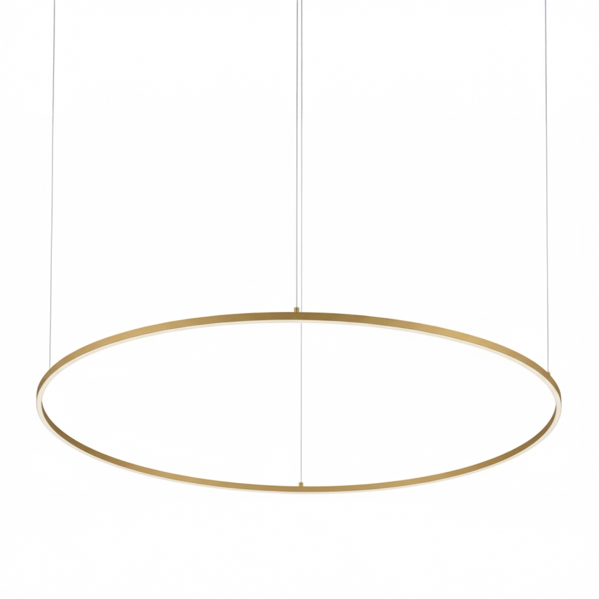 Ideal Lux - Lustre LED suspenso por cabo ORACLE SLIM LED/29W/230V 3000K CRI 90 Ø 50 cm dourado