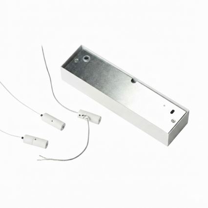 Ideal Lux - Lustre LED suspenso por cabo ORACLE SLIM LED/29W/230V 3000K IRC 90 Ø 50 cm branco