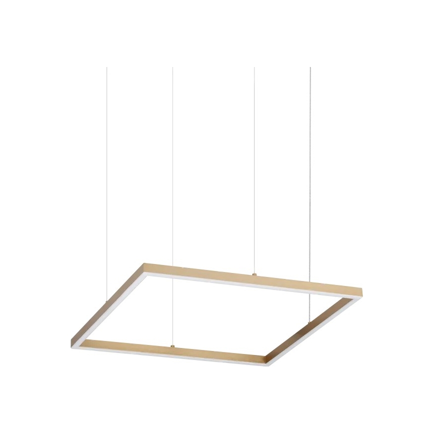 Ideal Lux - Lustre LED suspenso por cabo ORACLE SLIM LED/33W/230V 3000K IRC 90 50x50 cm dourado