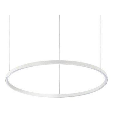 Ideal Lux - Lustre LED suspenso por cabo ORACLE SLIM LED/37W/230V 4000K CRI 90, diâmetro 70 cm, branco