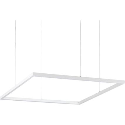 Ideal Lux - Lustre LED suspenso por cabo ORACLE SLIM LED/44W/230V 3000K IRC 90 70x70 cm branco