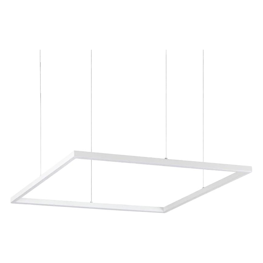 Ideal Lux - Lustre LED suspenso por cabo ORACLE SLIM LED/44W/230V 3000K IRC 90 70x70 cm branco