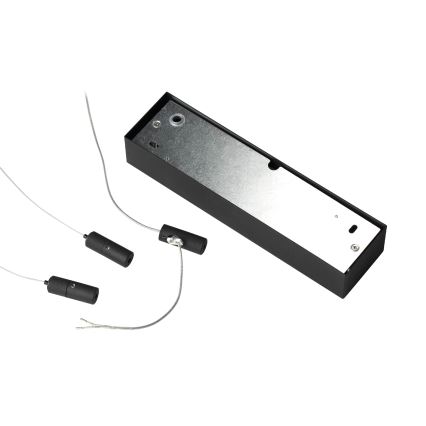Ideal Lux - Lustre LED suspenso por cabo ORACLE SLIM LED/44W/230V 3000K CRI 90 70x70 cm preto