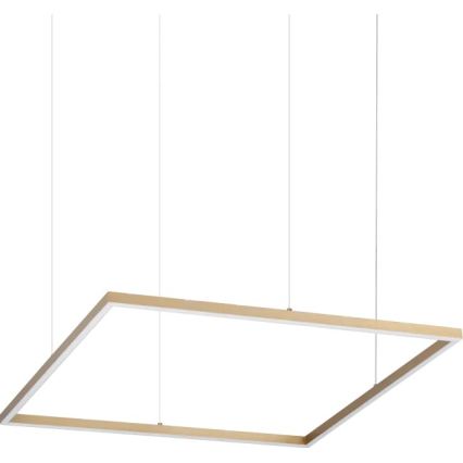 Ideal Lux - Lustre LED suspenso por cabo ORACLE SLIM LED/44W/230V 3000K CRI 90 70x70 cm dourado