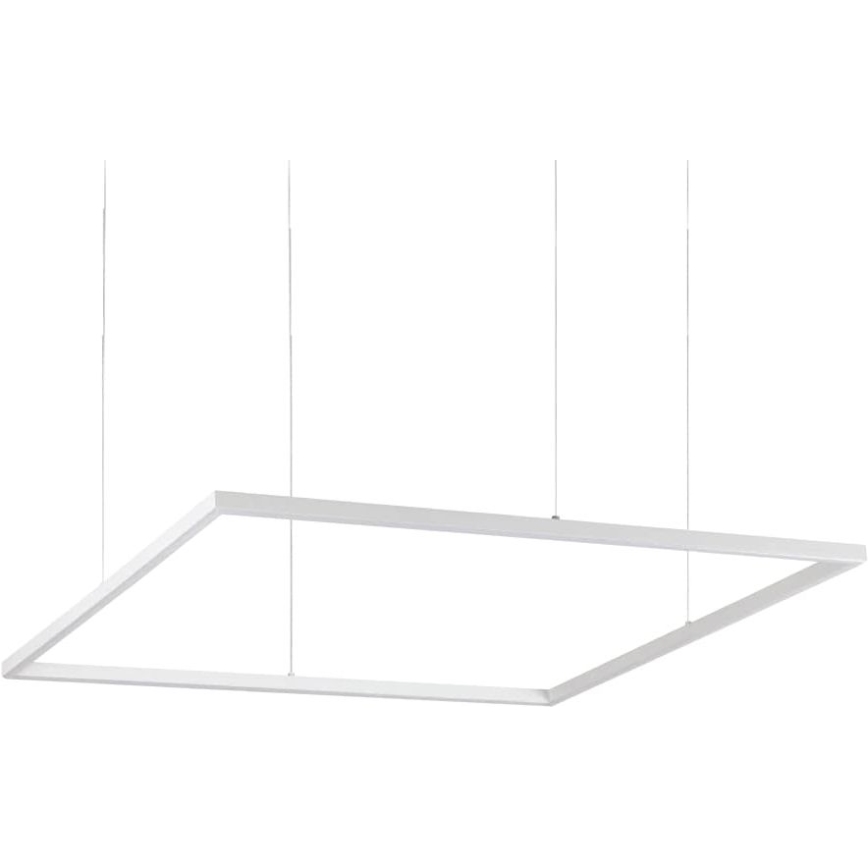 Ideal Lux - Lustre LED suspenso por cabo ORACLE SLIM LED/53W/230V 3000K CRI 90 90x90 cm branco
