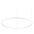 Ideal Lux - Lustre LED suspenso por cabo ORACLE SLIM LED/83W/230V 4000K CRI 90 Ø 150 cm branco