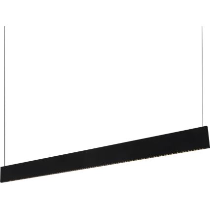 Ideal Lux - Lustre LED suspenso por cabo STEEL LED/24W/230V 3000K CRI 90 120 cm preto