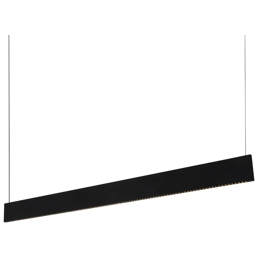 Ideal Lux - Lustre LED suspenso por cabo STEEL LED/24W/230V 3000K CRI 90 120 cm preto
