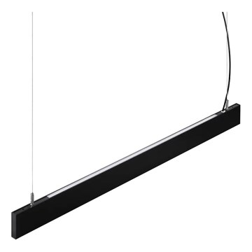 Ideal Lux - Lustre LED suspenso por cabo STEEL LED/29W/230V 3000K IRC 90 120 cm preto