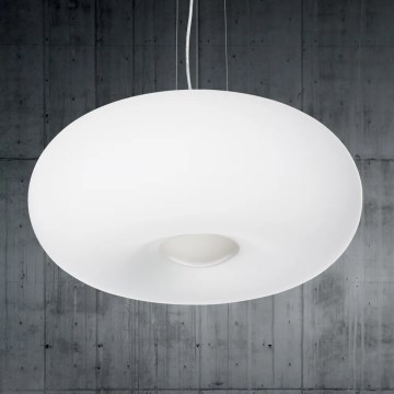 Ideal Lux - Lustre pendente com cabo ULISSE 3xE27/60W/230V Ø 42 cm branco