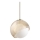 Ideal Lux - Lustre suspenso com cabo BLOOM 1xE27/42W/230V Ø 30 cm dourado/bege fumê