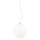 Ideal Lux - Lustre suspenso em cabo MAPA 1xE27/42W/230V Ø 30 cm branco