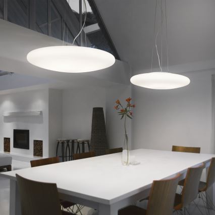 Ideal Lux - Lustre suspenso em cabo SMARTIES 3xE27/42W/230V 50 cm branco