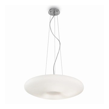 Ideal Lux - Lustre suspenso GLORY 3xE27/60W/230V Ø 50 cm branco