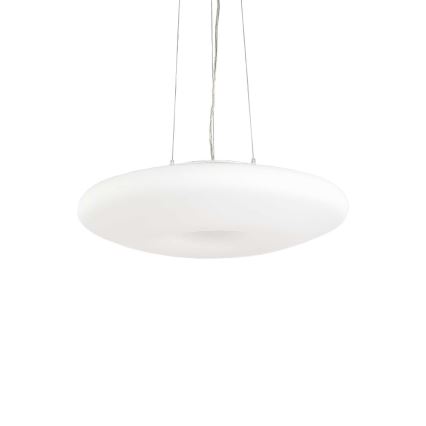 Ideal Lux - Lustre suspenso GLORY 3xE27/60W/230V Ø 50 cm branco