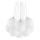 Ideal Lux - Lustre suspenso por cabo MAPA 11xE14/40W/230V, diâmetro 58 cm, branco