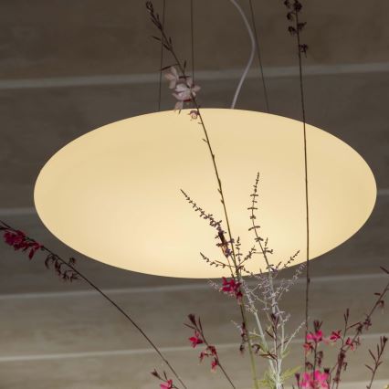 Ideal Lux - Lustre suspenso por cabo SMARTIES 3xE27/42W/230V Ø 42,5 cm branco