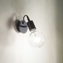 Ideal Lux - Luz de parede 1xE27/60W/230V preto antigo