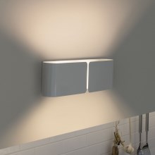 Ideal Lux - Luz de parede 2xE27/60W/230V branco